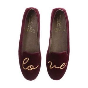 NWOT Aerosoles Betunia Wine Velvet Love Slipper